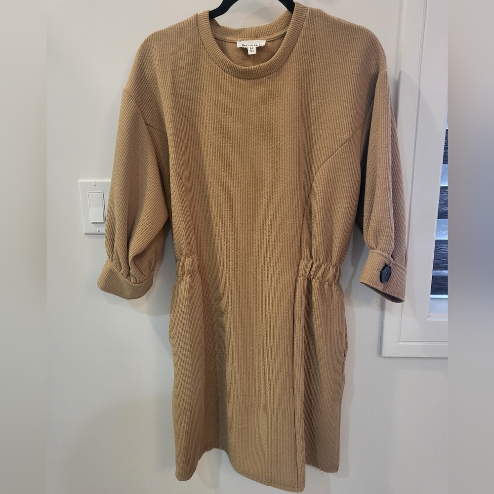 Ribbed mini dress